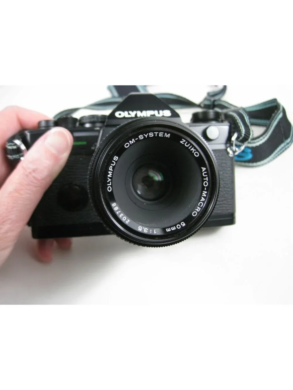 Olympus OM-2S Program 35mm Film Camera With Zuiko 50mm f/3.5 Lens Strap UNTESTED